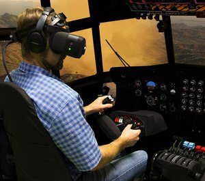 Intellic Technologies introduces FS3D virtual reality aerial firefighting simulation platform at the Pacific Northwest Wildfire Conference in Seattle, WA.