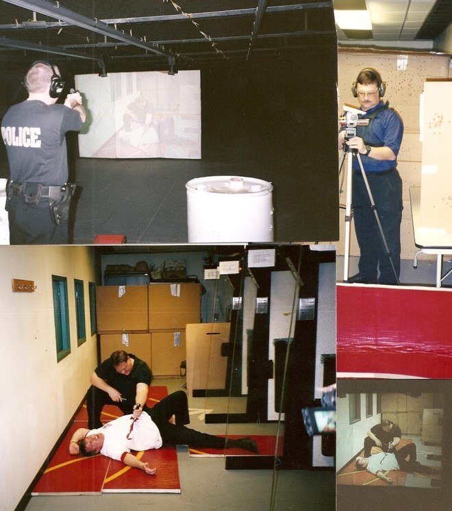 In an effort to make training as real as possible while keeping it safe, our department took an idea suggested by Officer Raj Ramnarace and developed interactive firearms training, which allowed officers to talk "live" to suspects and, if deadly force was necessary, use their duty weapon and duty ammunition to stop the threat, after which the students felt like they were in a gun fight. We were able to prepare officers for gunfights by having them experience gunfights many times in training.