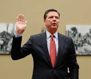 FBI Director James Comey sent a letter to relevant House and Senate Committees in which he indicated that the investigation into Hillary Clinton's home-brew email server would be reopened.