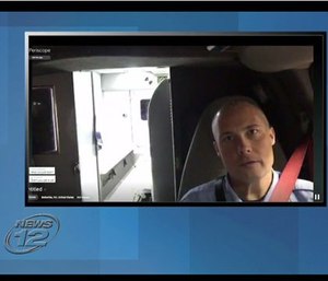 A video screenshot of James Hovan explaining why he was ignoring an emergency call.
