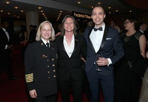 Left to right: Chief Jan Rader, Netflix Vice President of Original Series Cindy Holland, TIME Magazine Editorial Director Dan Macsai.