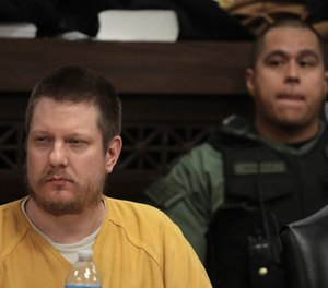In this Jan. 18, 2019 file photo, former Chicago police Officer Jason Van Dyke attends his sentencing hearing at the Leighton Criminal Court Building in Chicago, for the 2014 shooting of Laquan McDonald.