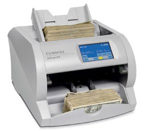 This type of equipment — used for many years to improve the accuracy and speed of currency counting, sorting and documentation used in banks, casinos, and retail stores — is finding growing acceptance in the law enforcement community. (Image Courtesy of Cummins Allison)