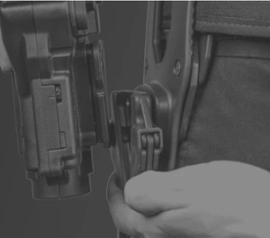 The Quick Disconnect System turns your holster into a versatile, multi--carry collection.