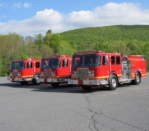 KME Fire Apparatus announces the delivery of (12) twelve KME custom pumpers and (2) two KME tractor-drawn aerials (TDA) to Los Angeles County Fire Department (LACoFD).
