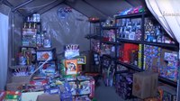 5 bomb trailers used to seize 5,000 pounds of fireworks from Calif. home