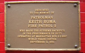 Keith Roma personally saved the lives of over 200 people, making no less than four trips up Tower 1 in the process.