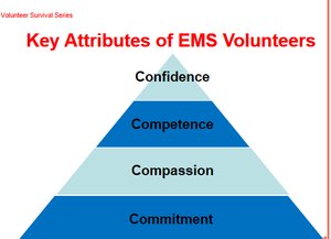 For a volunteer EMS organization to flourish, its personnel need to exemplify four attributes.