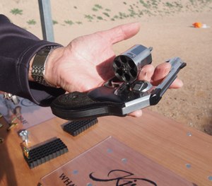 Although this is not a particularly lightweight gun, it is the perfect weight and size for controlling full house .357 Magnum loads.