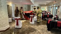 Firefighters save wedding from ruin