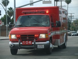 LAFD ambulance