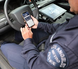 Key to reducing administrative workload for LAPD officers is the adoption of mobile technology, such as the nearly 8,000 Apple iPhones that the LAPD is now acquiring.