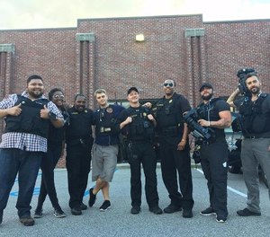 Richland County Sheriff's Deputies with LIVE PD crew.