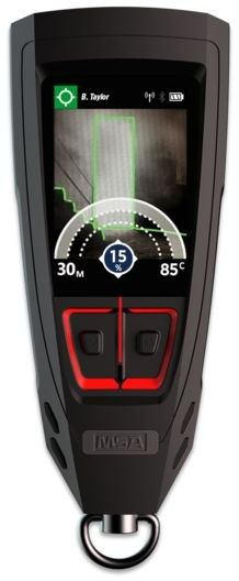 The LUNAR Connected Device is a handheld, wireless device designed to help keep fire crews connected when it matters most, transmitting key accountability information such as location, air pressure, alarm status and more.
