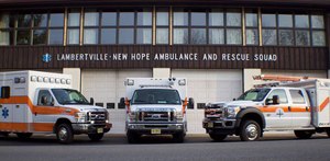 At least 13 men and women were recorded by hidden cameras between November 2016 and May 2017 at the Lambertville-New Hope Ambulance & Rescue Squad, officials said.