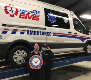 Lancaster EMS in Pennsylvania received 12 tires for their ambulances from Cooper Tires and the Gary Sinise Foundation, which have partnered for the second year in a row to donates tires to first responders in observance of Public Service Recognition Week. The organizations have donated 62 tires to eight public safety departments so far.