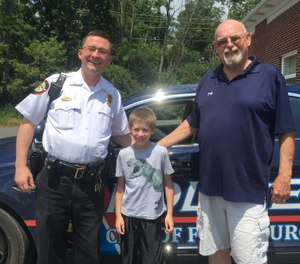 Maryland PD makes 10-year-old boy honorary cop for his birthday