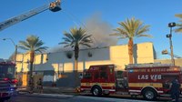 3 people rescued during Las Vegas abandoned building fire