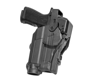 The level three Rapid Force Duty Holster allows users to perform fast draw times with a natural movement.