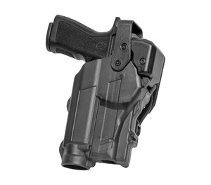 The level three Rapid Force Duty Holster allows users to perform fast draw times with a natural movement.