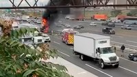Off-duty CO helps save truck driver engulfed in flames on NJ Turnpike