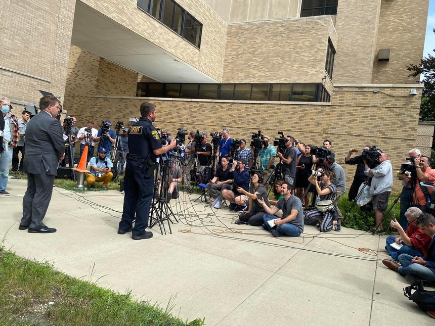 the first time going in front of the cameras is intimidating for new PIOs, especially on major incidents.