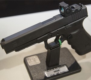 Pictured is a .40 caliber Glock 35 Gen4 pistol with MOS Configuration. (PoliceOne Photo)