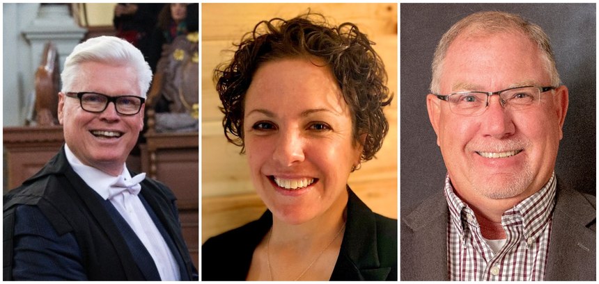 Bob Harrison, Janay Gasparini and Barry Reynolds.