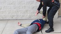 Defensive tactics training: How to get a suspect from his back to his stomach