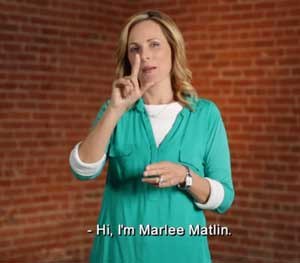 Marlee Matlin — who is deaf and the wife of a police officer — teamed up with ACLU and HEARD (Helping Educate to Advance the Rights of the Deaf) to produce an American Sign Language video to ensure deaf people know their rights when interacting with law enforcement.