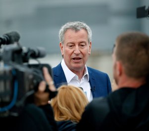 New York City Mayor Bill de Blasio announced the decision to end punitive segregation in city jails Wednesday.