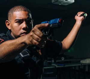 Laser Shot’s SimRange 2.0 comes equipped with dual built-in infrared cameras to track both training weapons and simulated flashlights. LE packages come with an arsenal of tested and proven simulated weapon systems.