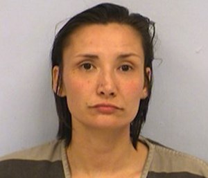 Mandy Meloon allegedly put the victim into a thumblock, punched him and kneed him in the groin.