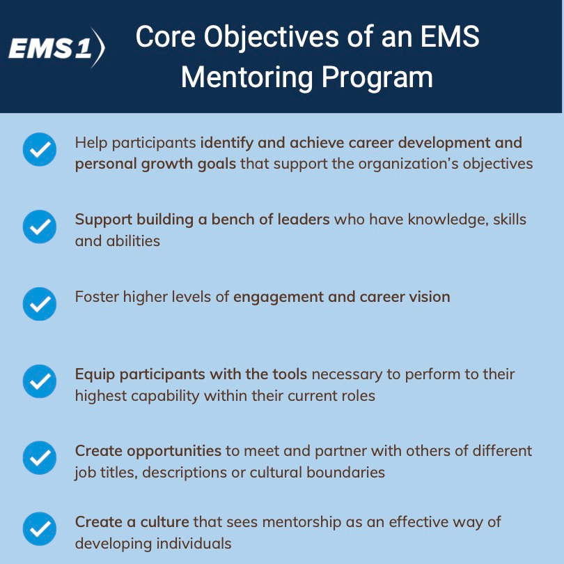 Pitfalls, Roles, Objectives In An Ems Mentorship Program