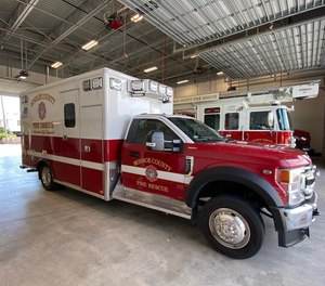 Monroe County Fire Rescue responded to the emergency Wednesday afternoon, finding a woman with a