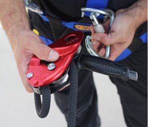 The $5,000 grant allows NOEMS to replace their outdated technical rope rescue gear.
