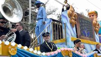 Photos: New Orleans first responders work – and enjoy – first full Mardi Gras since 2019