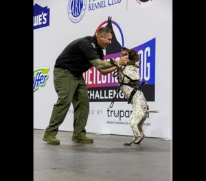 CO Lawrence McArdle and K9 Zoey