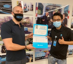 Left to right: Ambulnz President Anthony Capone and EMT Brandon Zhao. Ambulnz, which was founded by Vashovsky in 2015, currently operates in eight states throughout the U.S.; Pennsylvania, California, New York, New Jersey, Illinois, Tennessee, Colorado and Texas.
