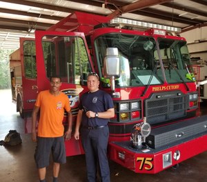 Firefighter Jacob French was on duty at Station 75 closest to the scene on the day of the accident along with Firefighters Shane Gehovak and John Waldo.