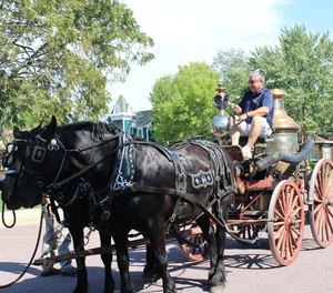 The New Ulm Fire Department thanked its many supporters during a 150th anniversary celebration.