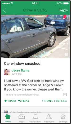 Unlike popular social media platforms like Facebook or Twitter, Nextdoor is a virtual neighborhood watch social media platform for specific neighborhoods.