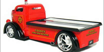 Fire truck design: Is black the new chrome?