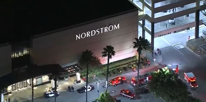 latest smash and grab theft hits southern california nordstrom