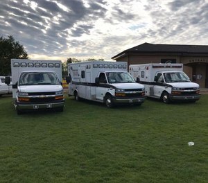 The city's fire department paramedics respond first, but transport is usually left to North Flight EMS. (Photo/North Flight EMS)