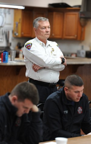 As a battalion chief and the city's fire marshal, Leonard is responsible for fire prevention and fire awareness education, while also conducting fire investigations and responding to calls.