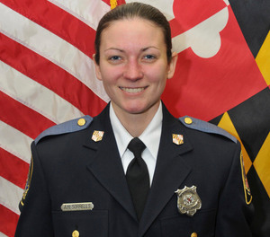 Baltimore County Police officer first class Amy Caprio