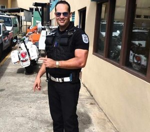 Officer Jesus Marrero-Martinez (Photo/ Manatí Municipal Police Department)