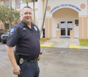 City of Lauderhill Homeless Resource Officer Shawn Keechle.