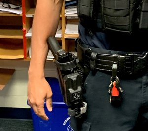 Frederick (Maryland) Police Department officers are issued tourniquets that are easily accessible in the event of an emergency.